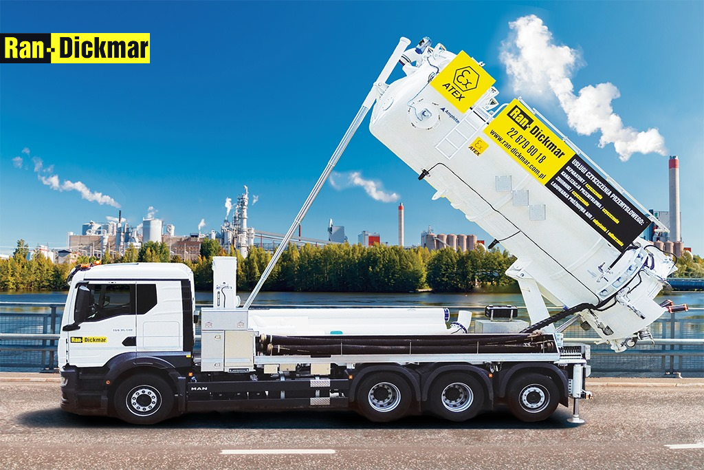 Ran-Dickmar - przemysłowe czyszczenie zbiorników fermentacyjnych