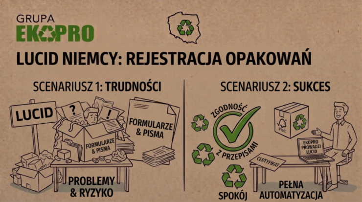 Wprowadzanie opakowań na rynek niemiecki - LUCID i VerpackG