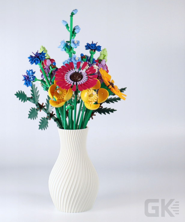 Wazon na kwiaty:
LEGO Botanicals 10313 - Bukiet z polnych kwiatów