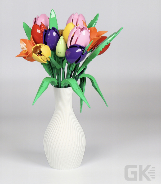Wazon na kwiaty LEGO Botanicals 11501 Bukiet Tulipanów